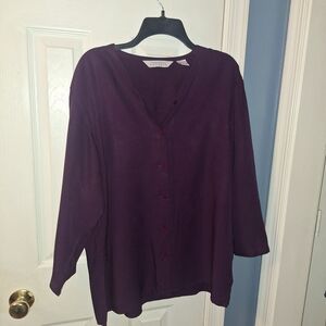 Express Deep Purple Blouse**